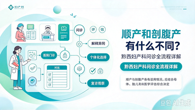 顺产和剖腹产有什么不同？黔西妇产科问诊全流程详解