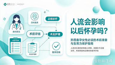 人流会影响以后怀孕吗？黔西备孕女性必读的术前准备与生育力保护指南