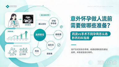 意外怀孕做人流前需要做哪些准备？药流vs手术不同孕周怎么选（黔西妇科指南）