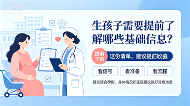 生孩子需要提前了解哪些基础信息——黔西家禾妇产医院产科解答
