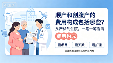 顺产和剖腹产的费用构成包括哪些？