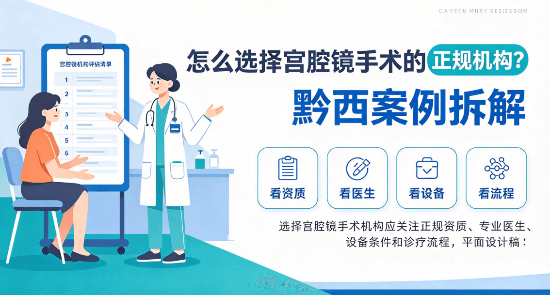 怎么选择宫腹腔镜手术的正规机构？黔西案例拆解