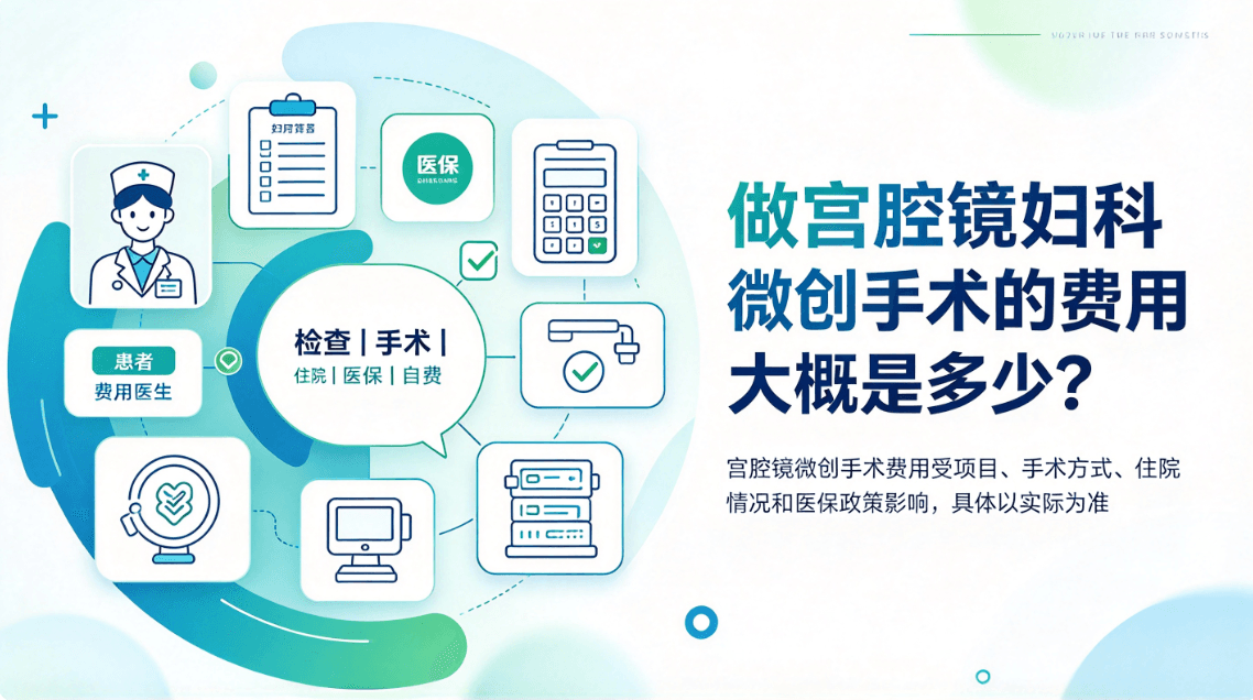 做宫腹腔镜妇科微创手术的费用大概是多少？