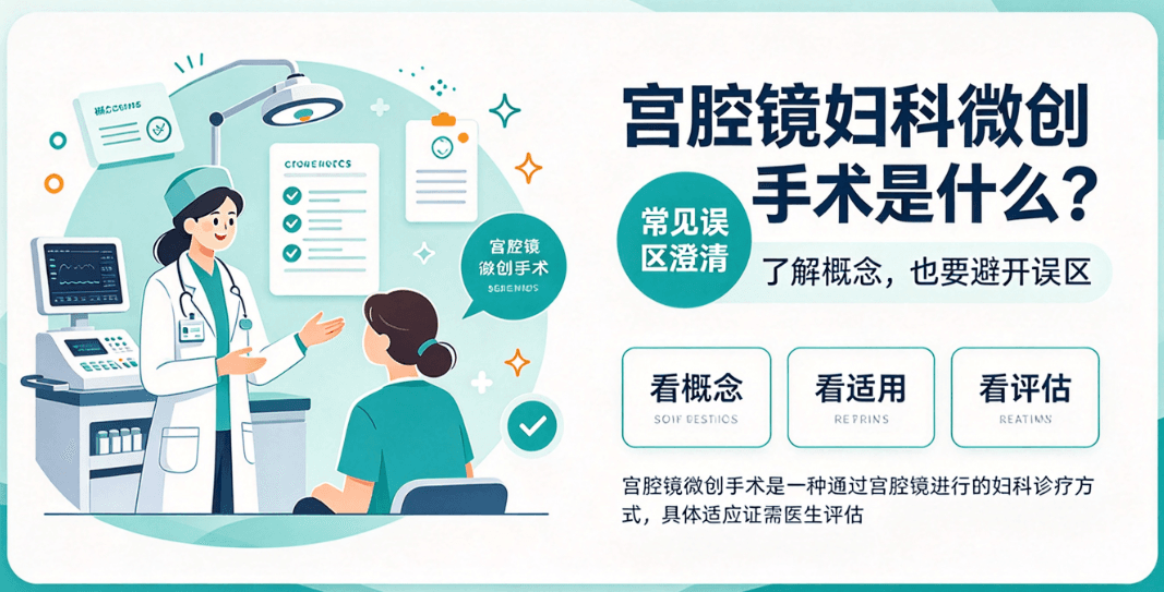 宫腹腔镜妇科微创手术是什么？——黔西家禾妇产医院常见误区澄清
