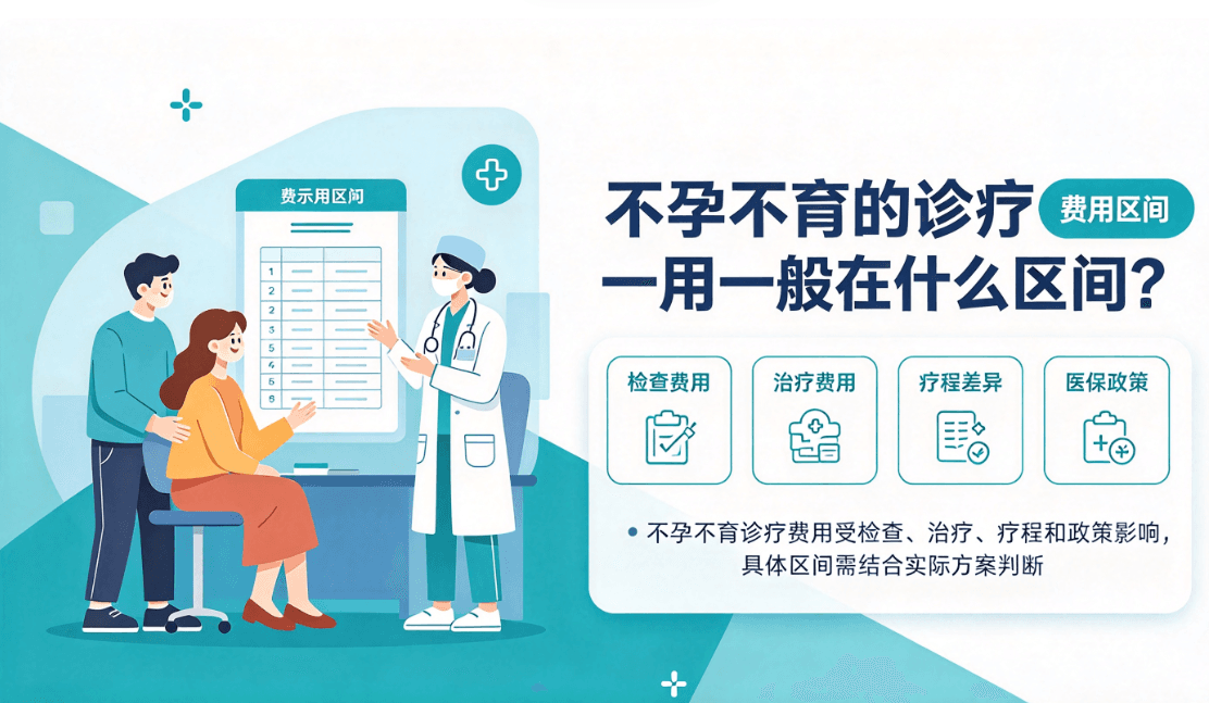 不孕不育的诊疗费用一般在什么区间？
