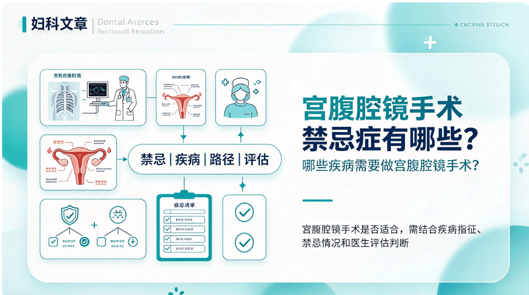 宫腹腔镜手术禁忌症有哪些？哪些疾病需要做宫腹腔镜手术？