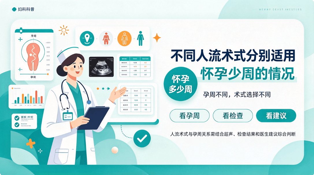 不同人流术式分别适用于怀孕多少周的情况——优缺点对比与黔西本地就诊参考