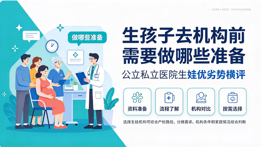 生孩子去机构前需要做哪些准备：公立私立医院生娃优劣势横评