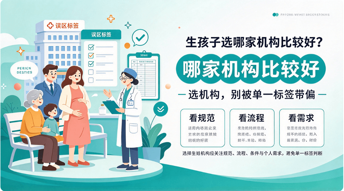 生孩子选哪家机构比较好？黔西选生娃机构必避的5大认知误区